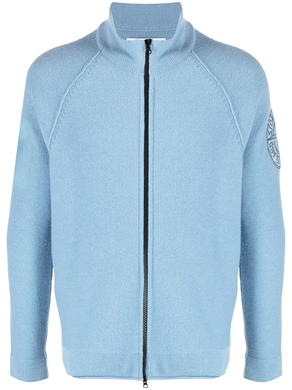 

Stone Island cárdigan con cierre y bordado de brújula - Azul