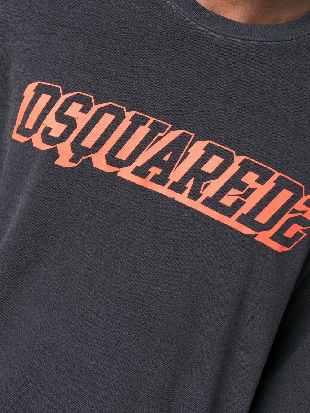 DSQUARED2 logo-print long-sleeve sweatshirt Men