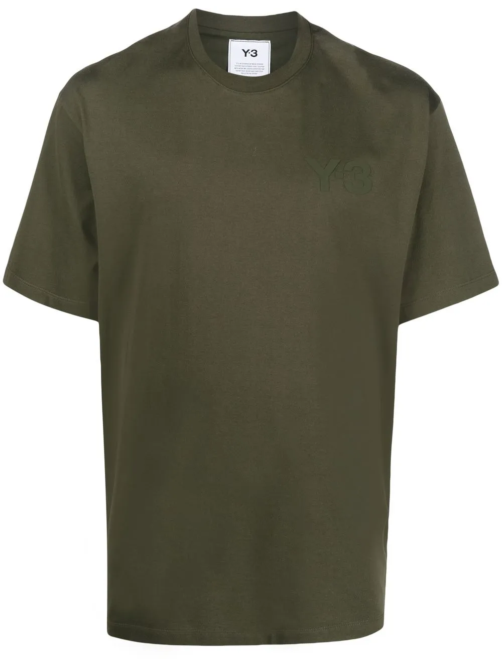 

Y-3 logo-patch short-sleeved T-shirt - Green