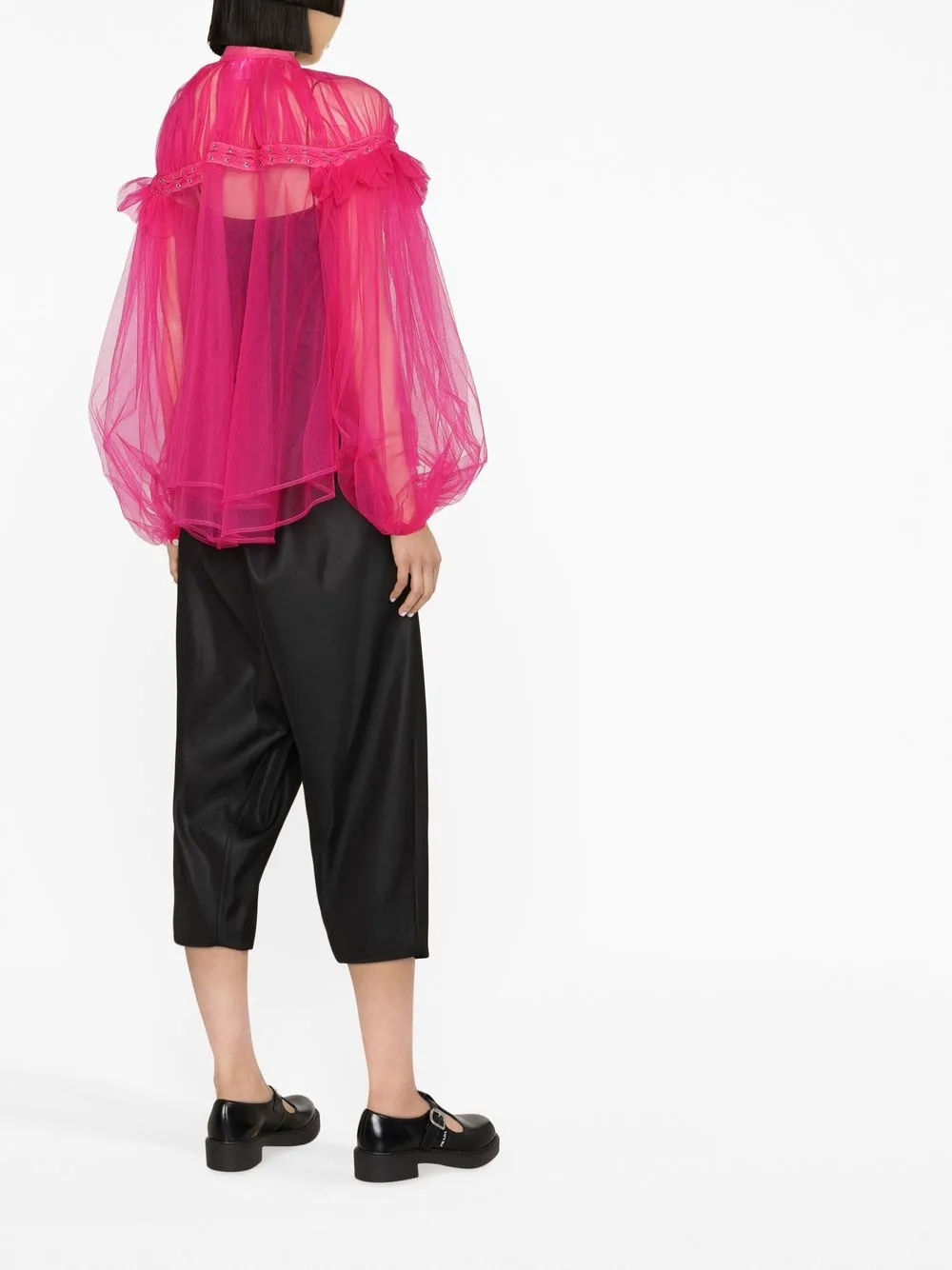 noir kei ninomiya ブラウス バルーン パフスリーブ