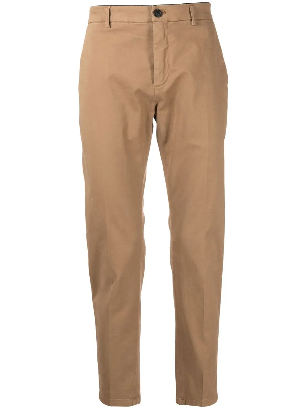 slim-cut leg chino trousers