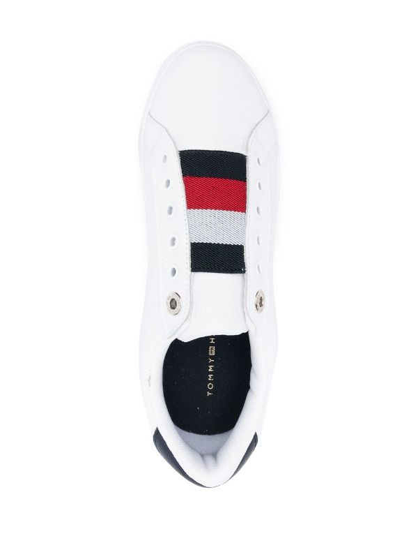 Tommy Hilfiger stripe-trim Sneakers - Farfetch