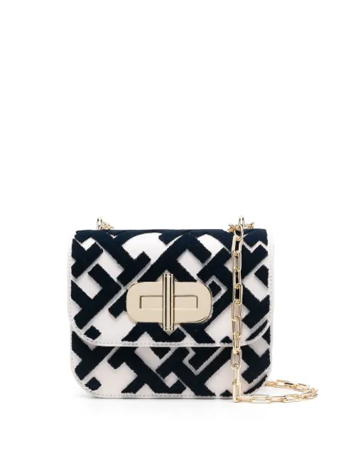 Tommy Hilfiger axelremsväska med monogram
