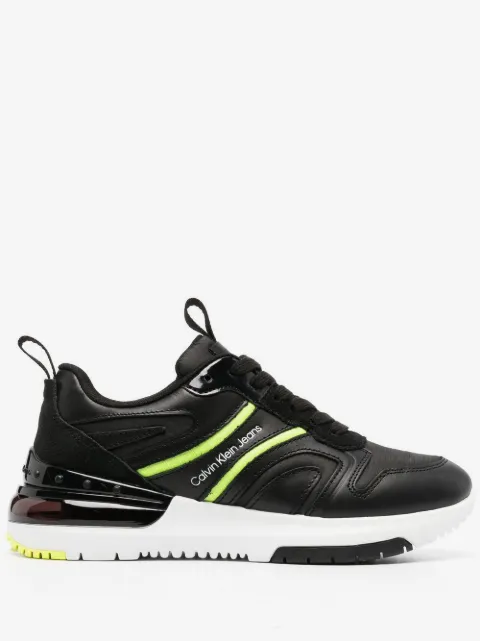 Calvin Klein Jeans tenis con agujetas y logo estampado