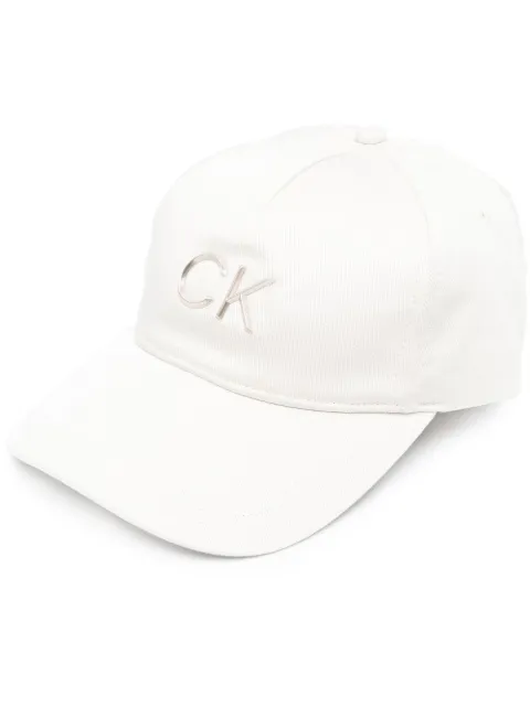 Calvin Klein logo plaque baseball cap