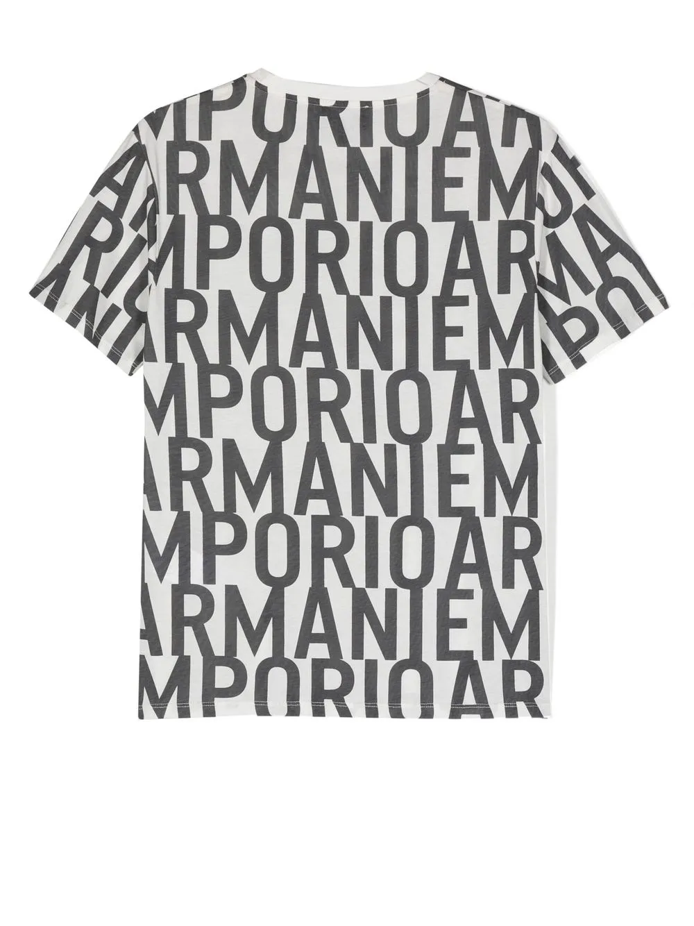 Emporio Armani Kids T-shirt met logoprint - Wit