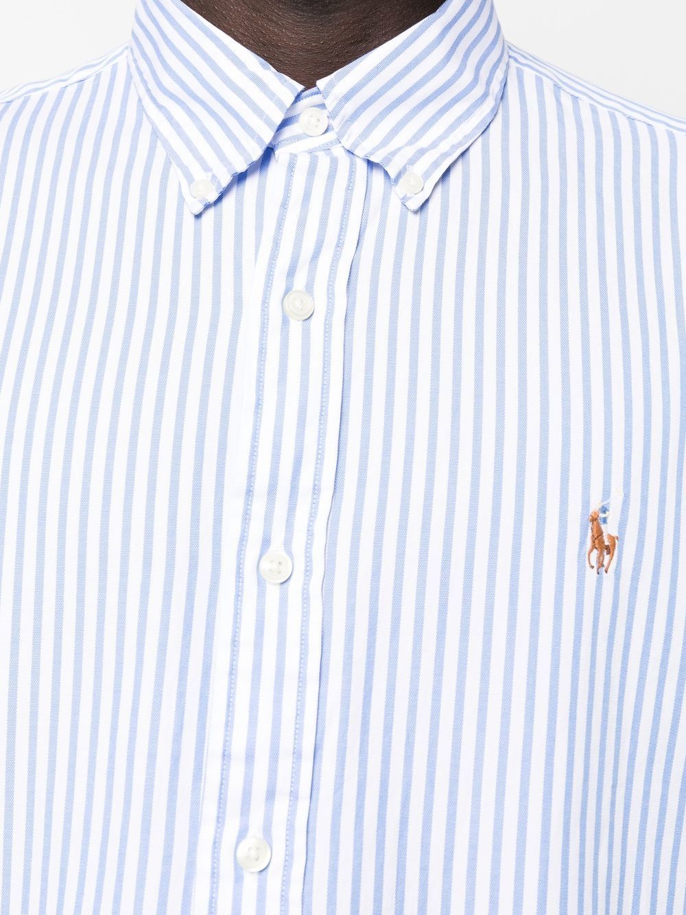 Polo Ralph Lauren embroidered-pony striped shirt Men