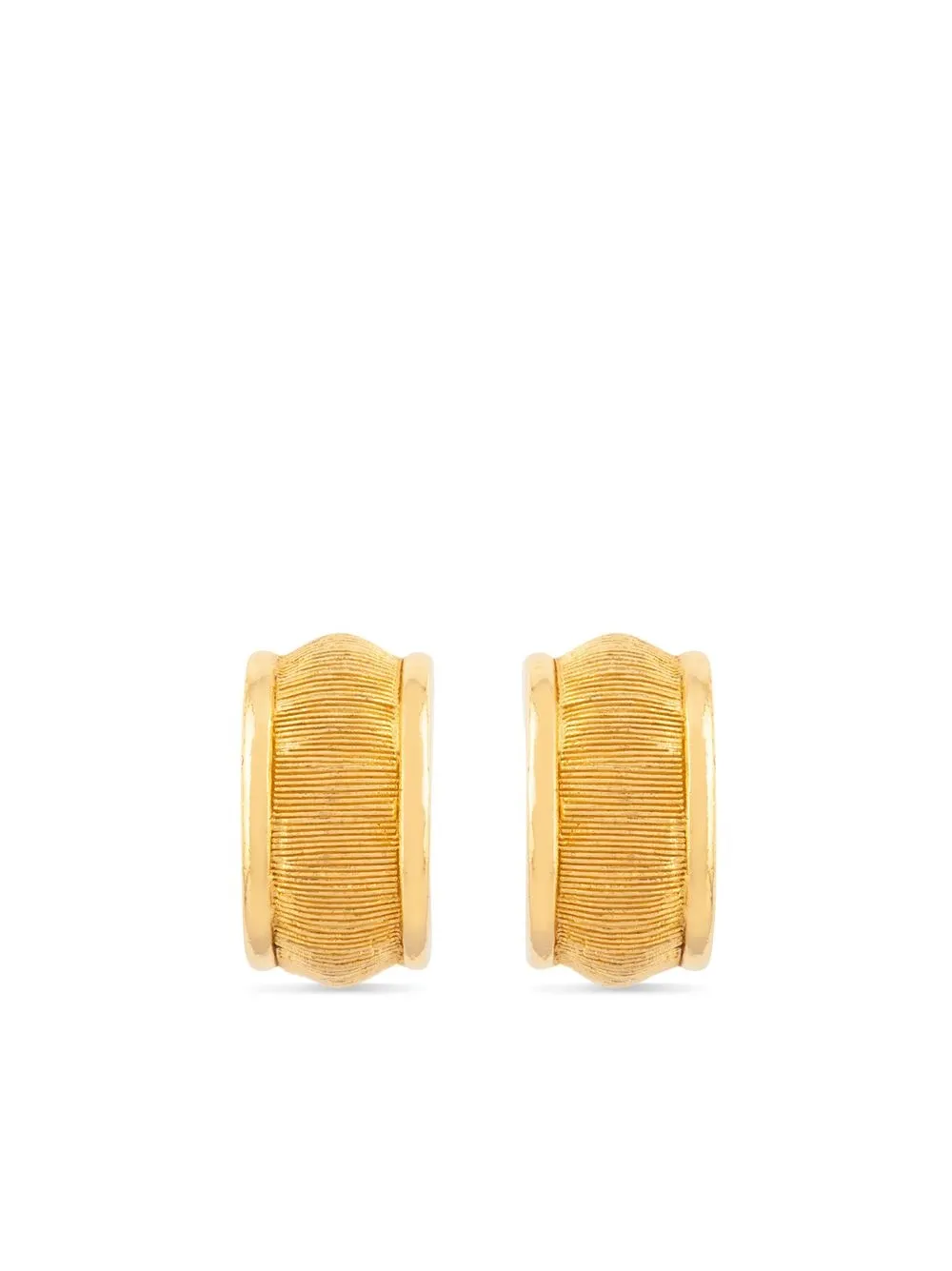 

Christian Dior aretes de clip 1980 pre-owned - Dorado