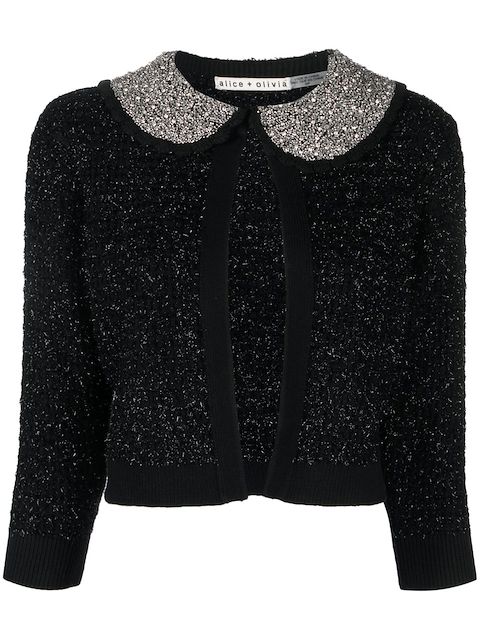 alice + olivia Peter Pan-collar cardigan