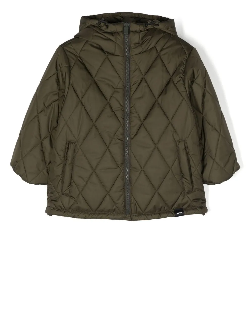 

ASPESI diamond-quilted padded jacket - Green