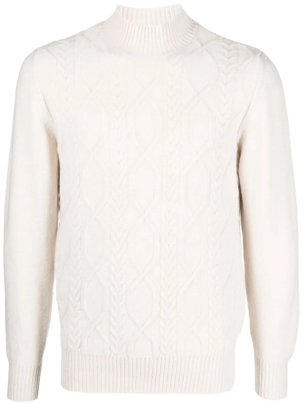 

Tagliatore Larry textured roll-neck jumper - Neutrals