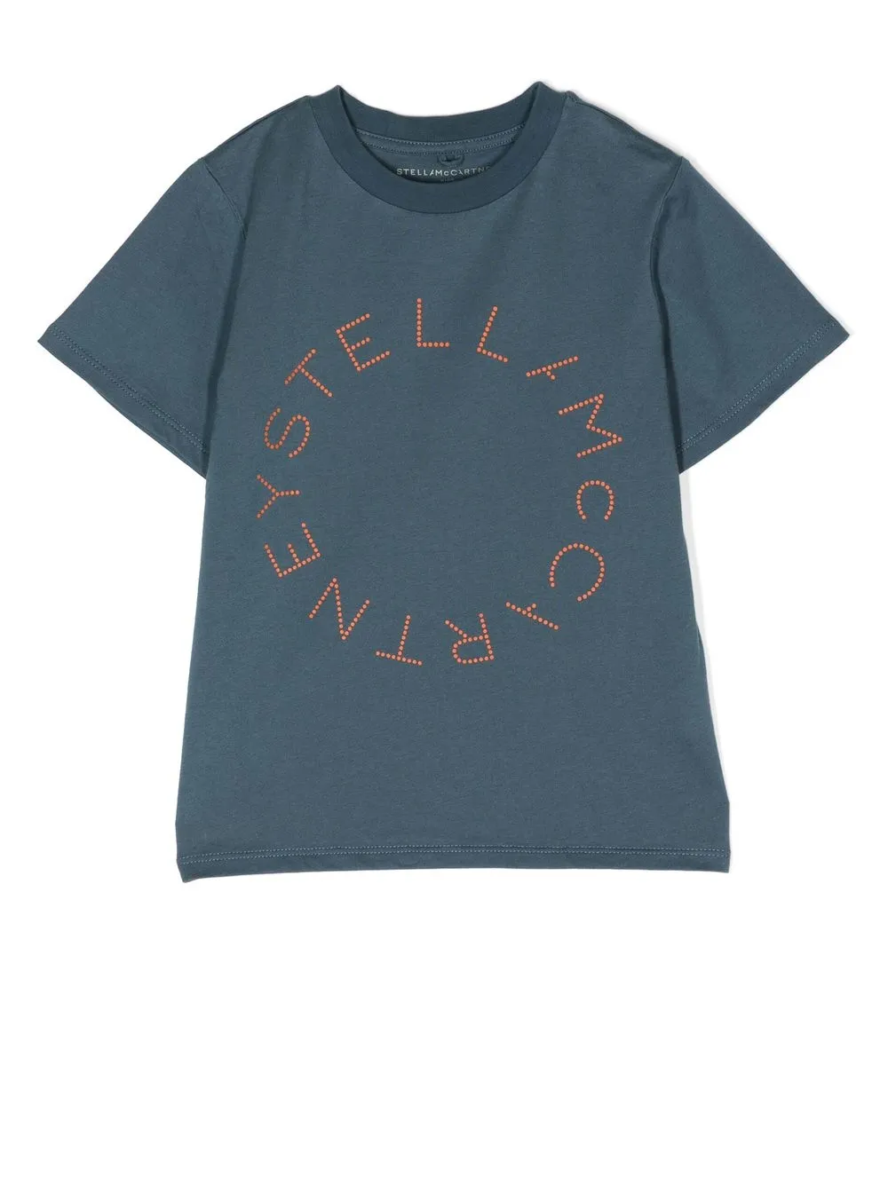 

Stella McCartney Kids logo-print cotton T-shirt - Azul