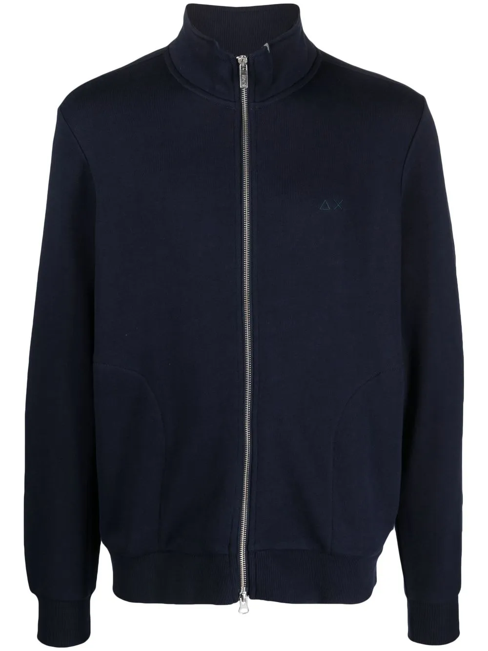 

Sun 68 zipped high-neck sweatshirt - Blue