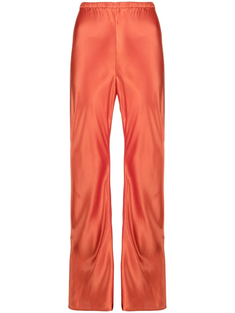 Cult Gaia Stacie satin trousers - Orange