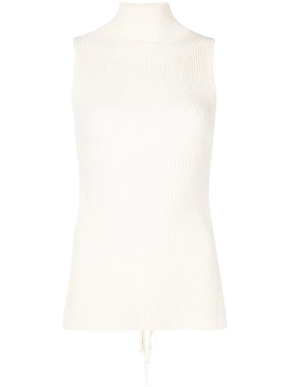 

Cult Gaia Francesca cut-out ribbed top - White