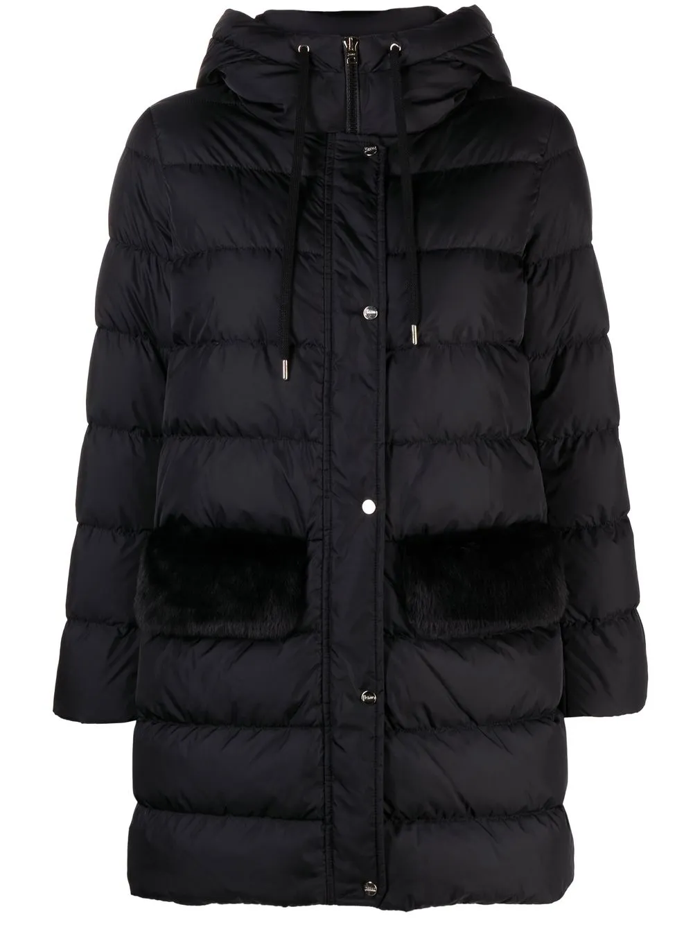 

Herno padded hooded coat - Black