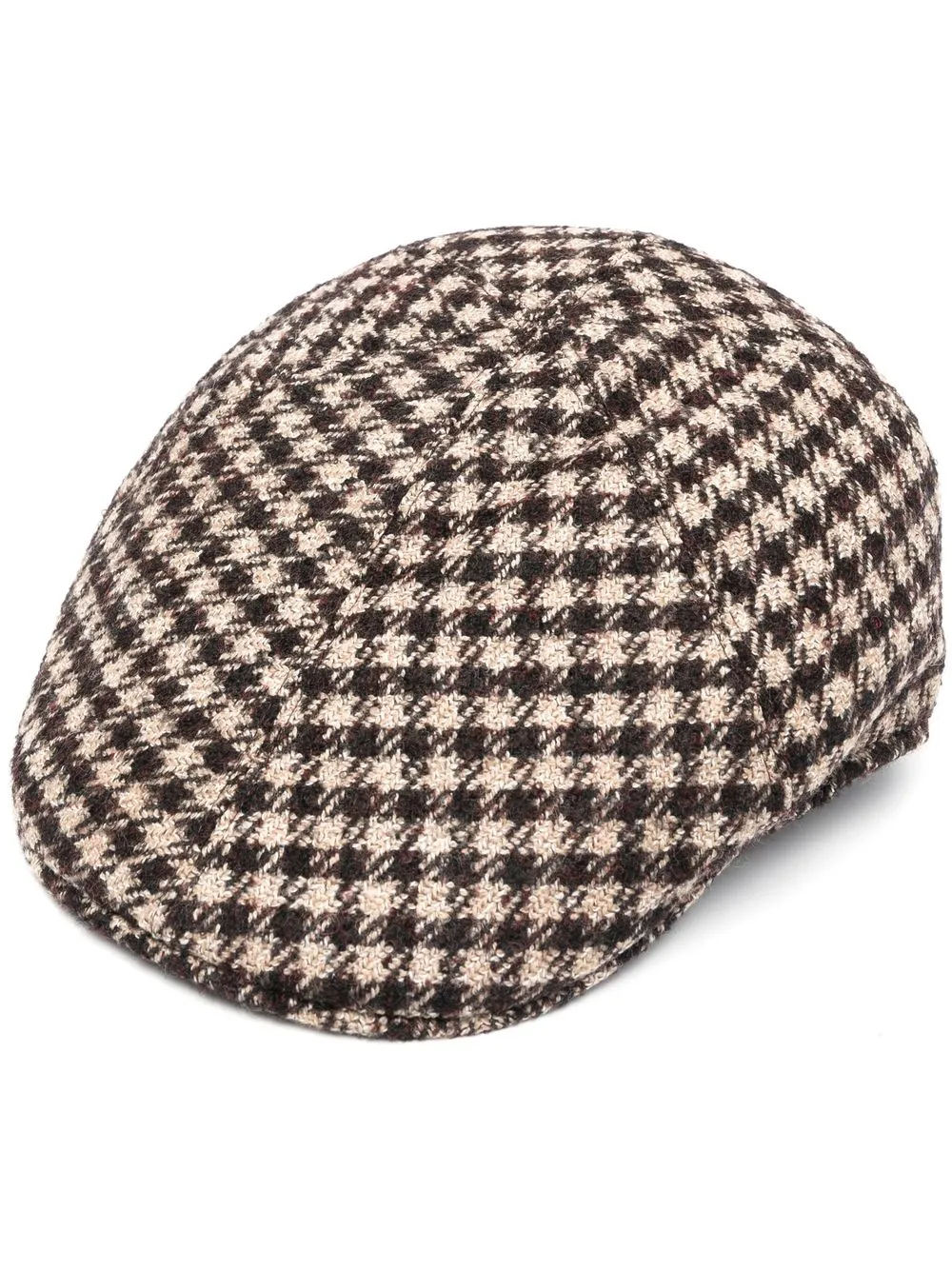 

Tagliatore Donald checked flat cap - Brown