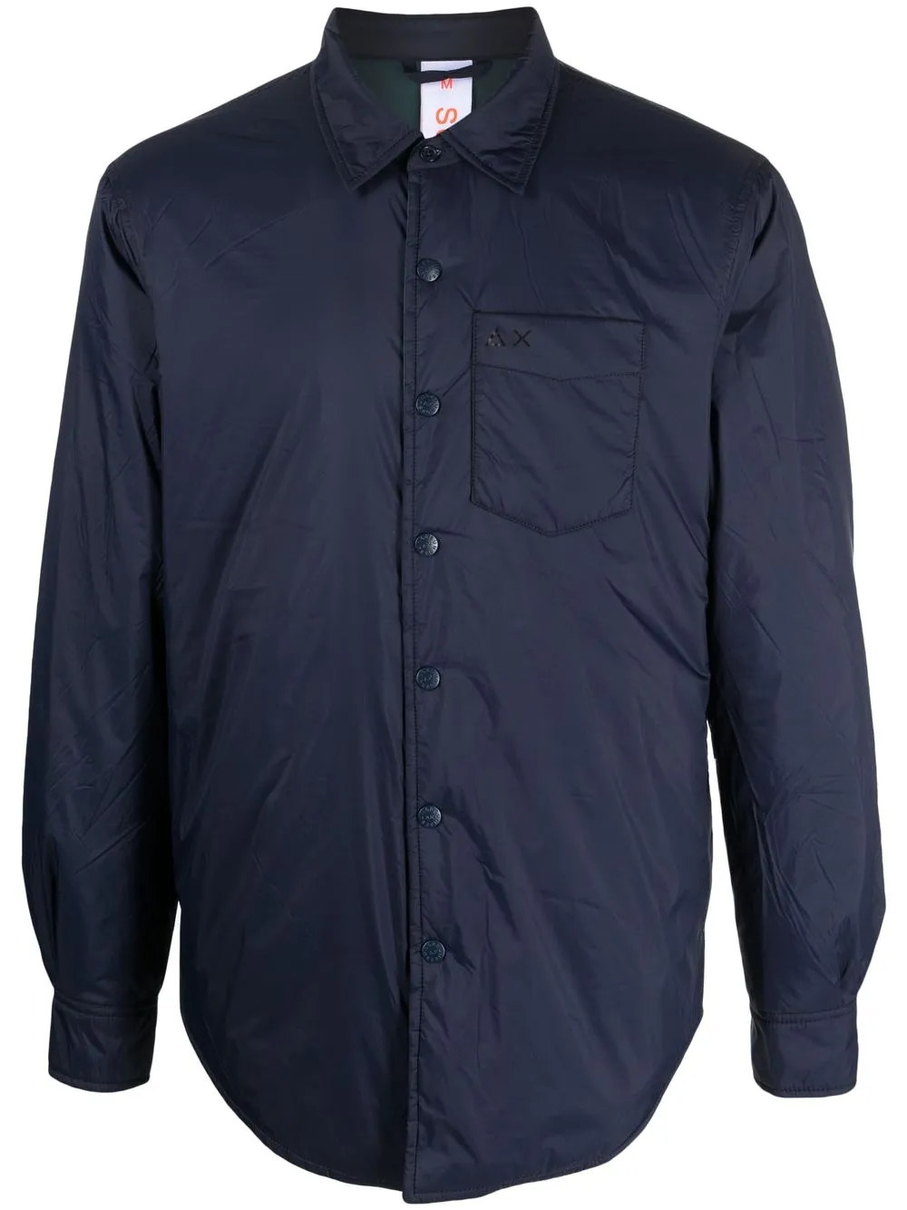 

Sun 68 padded long-sleeve shirt - Blue