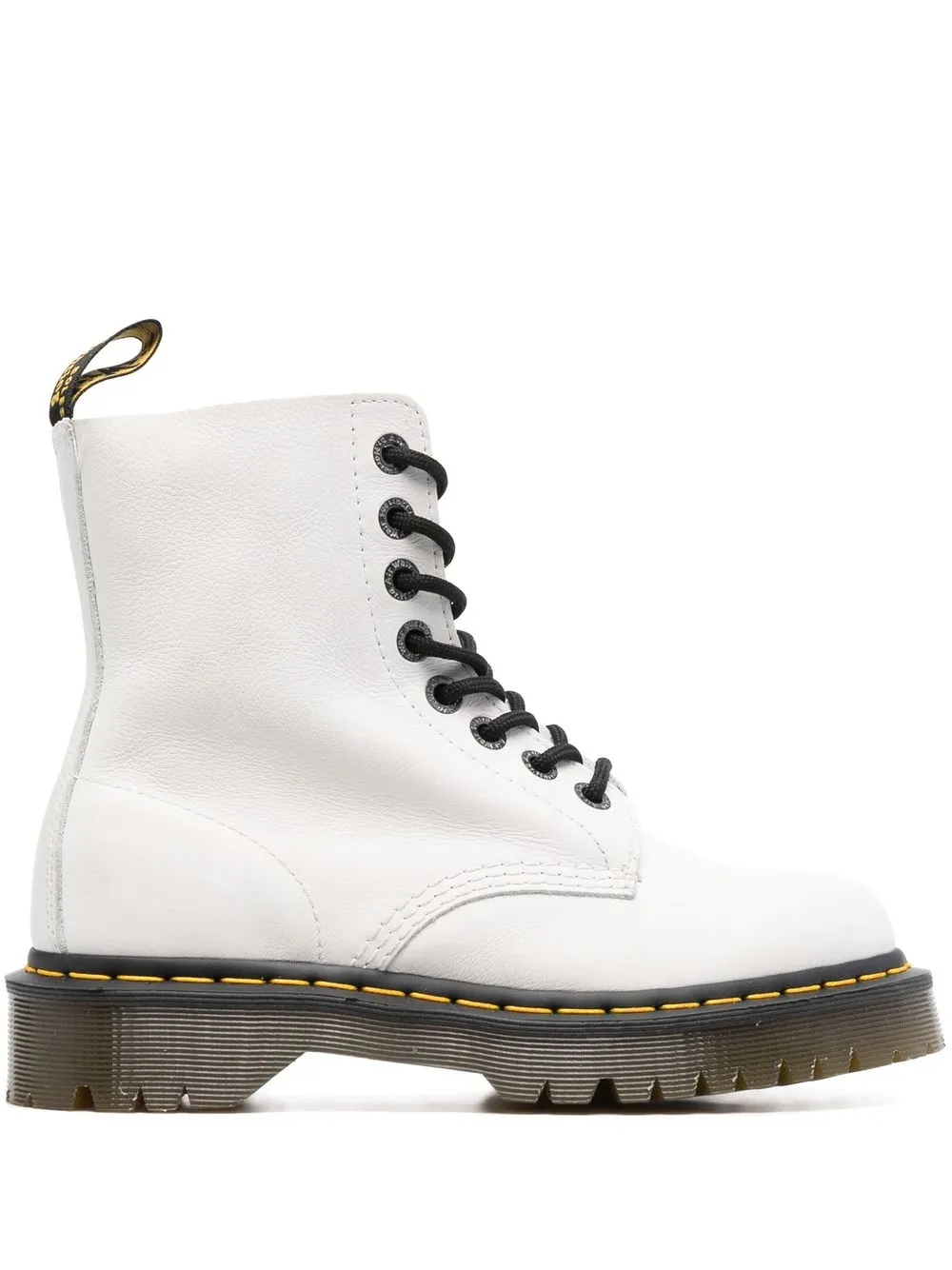 

Dr. Martens botines con agujetas - Blanco