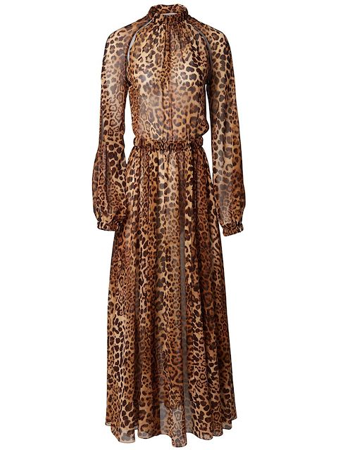 Carolina Herrera animal-print midi-dress