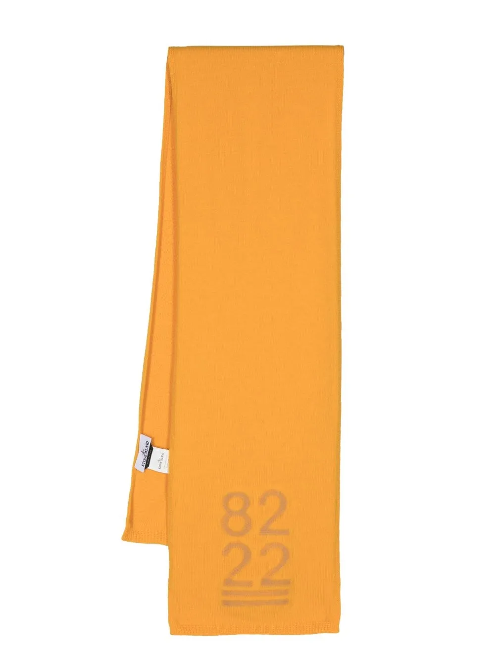 

Stone Island 82/22 intarsia-knit scarf - Yellow