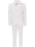 Moustache tuxedo four-piece suit - White