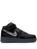 Nike Air Force 1 Mid ""Black/Metallic Silver"" sneakers