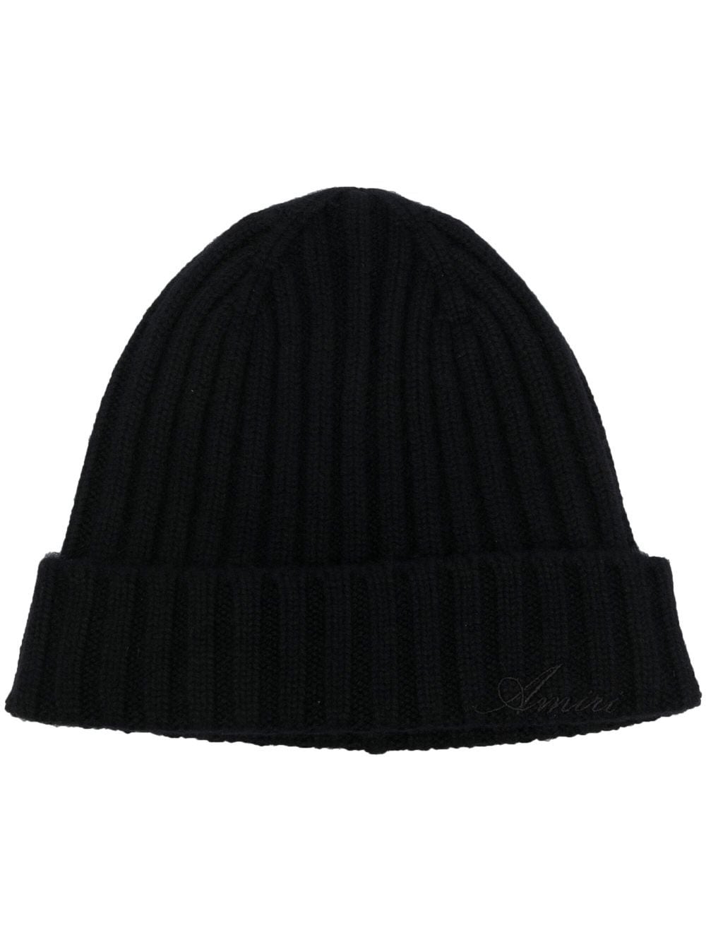 AMIRI Script Ribbed Cashmere Beanie - Farfetch