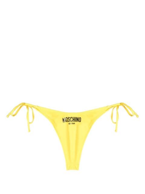 logo-patch bikini bottoms