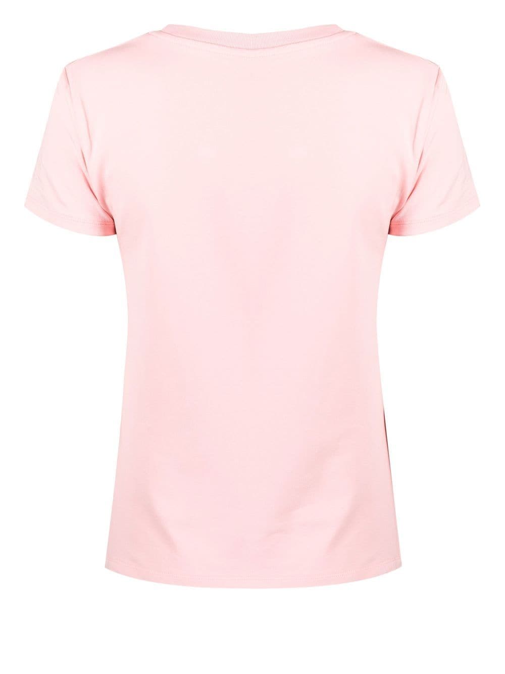 Moschino T-shirt met teddybeerprint - Roze