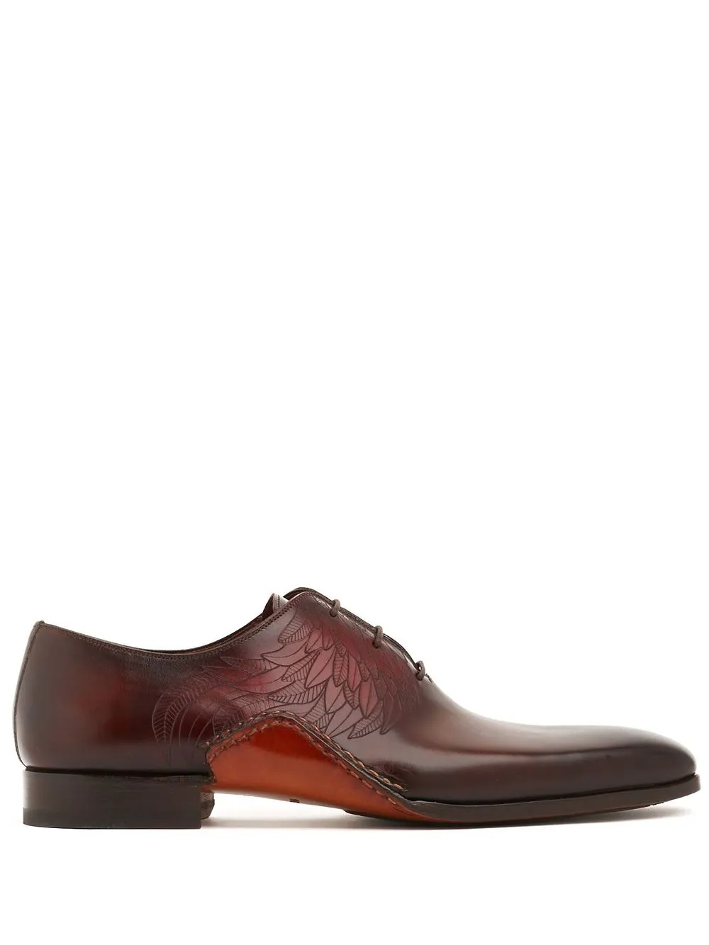 

Magnanni engraved-design lace-up shoes - Brown