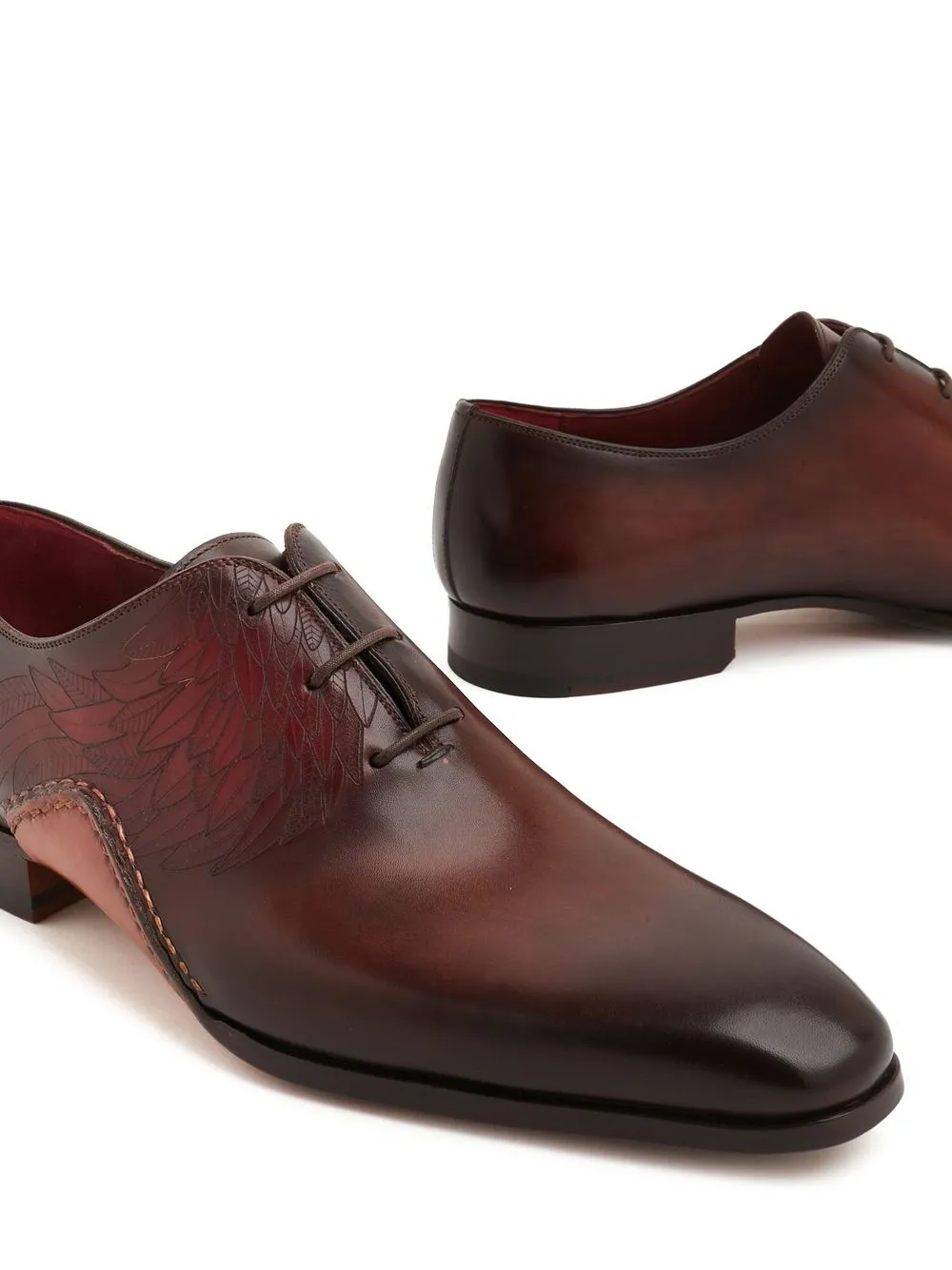Magnanni engraveddesign laceup Shoes Farfetch