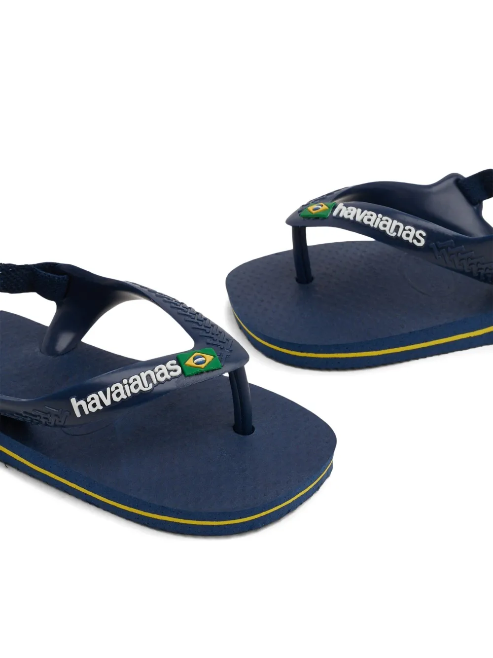 Havaianas Kids Sandalen met logo Blauw
