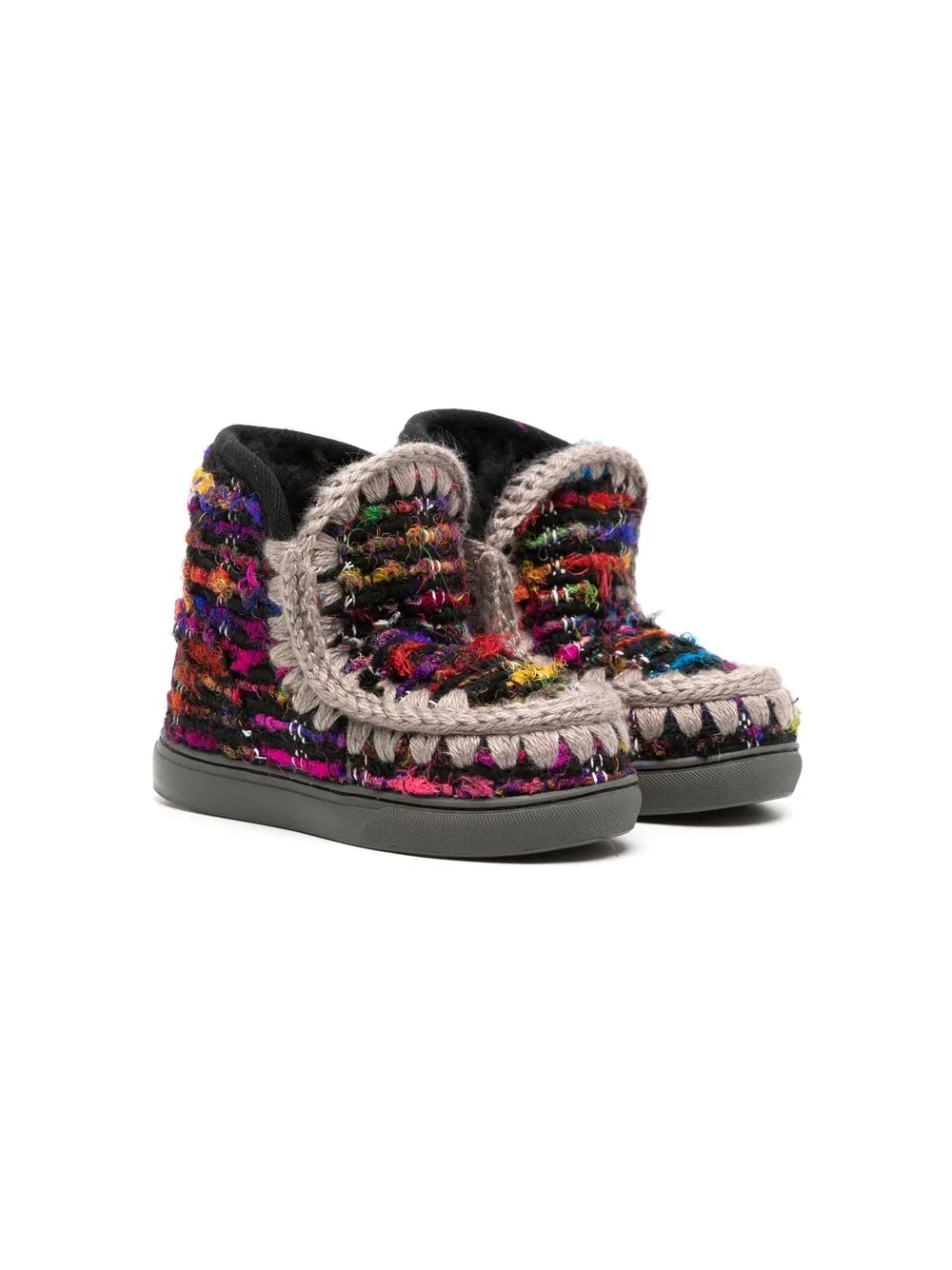 

Mou Kids Eskimo Persian Woven snow boots - Multicolour