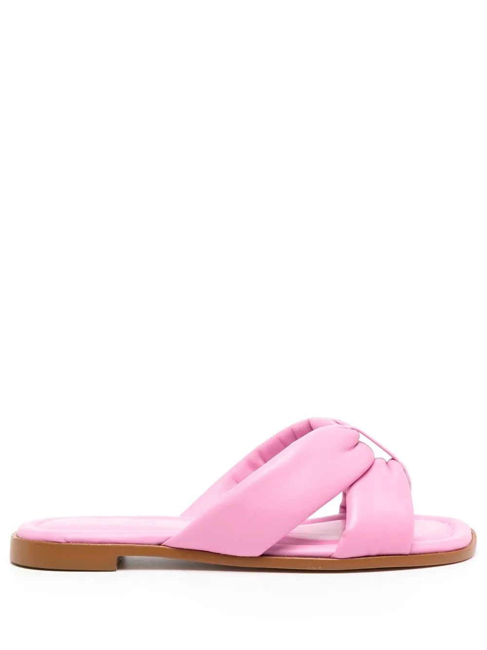 

Schutz leather bow-detail sandals - Pink