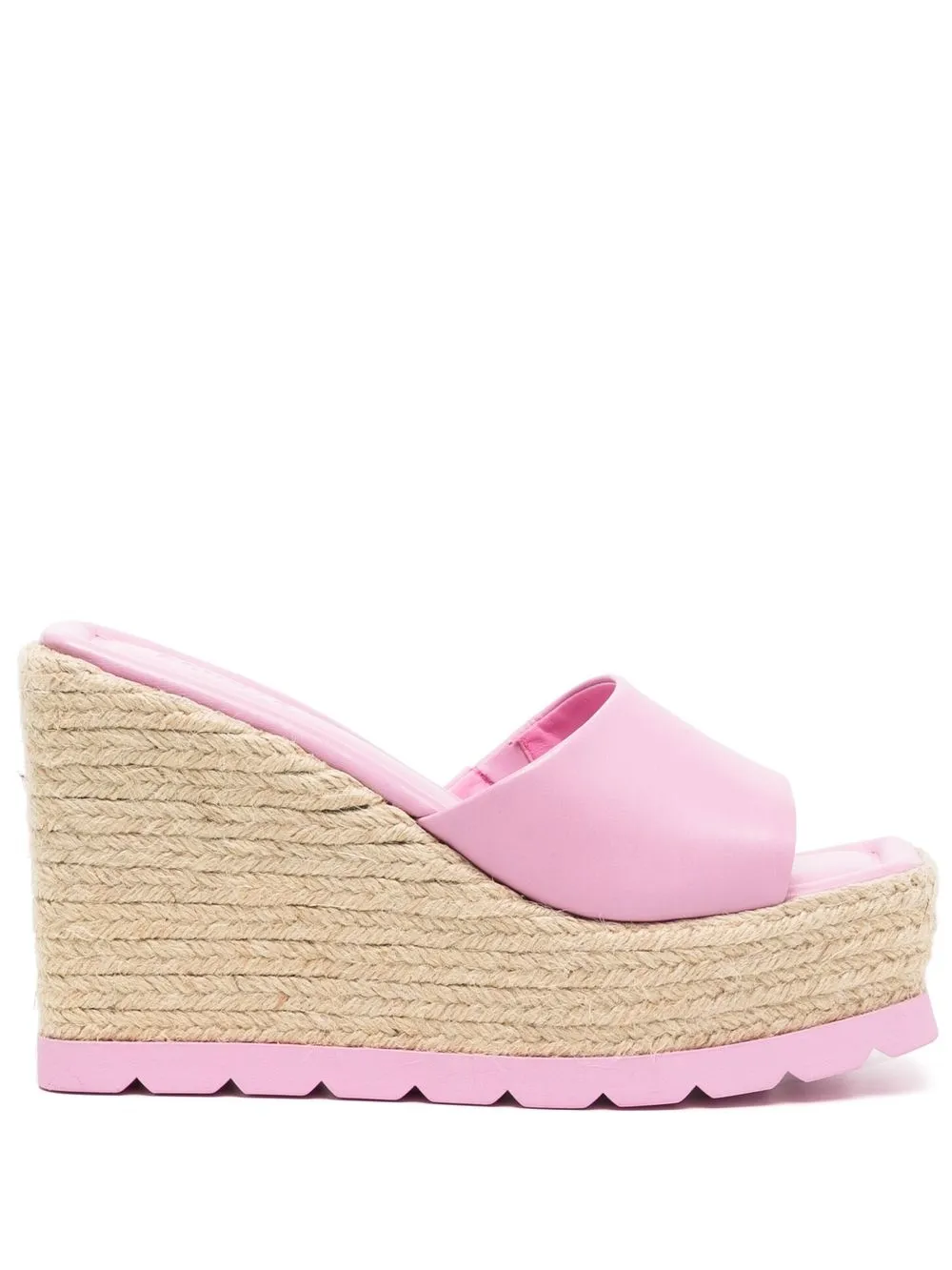 

Schutz open-toe platform espadrilles - Pink