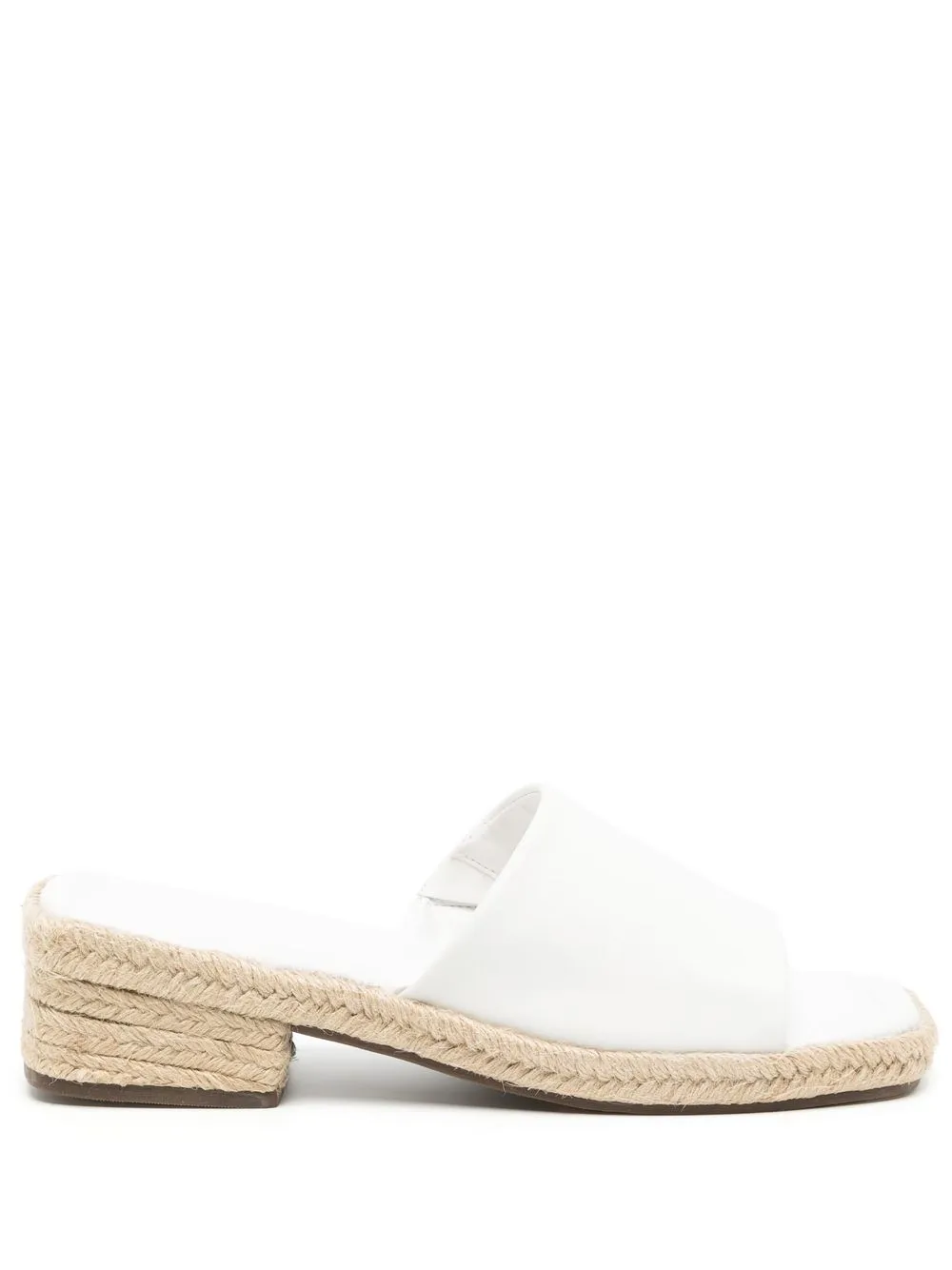 

Schutz low-heel raffia espadrilles - White