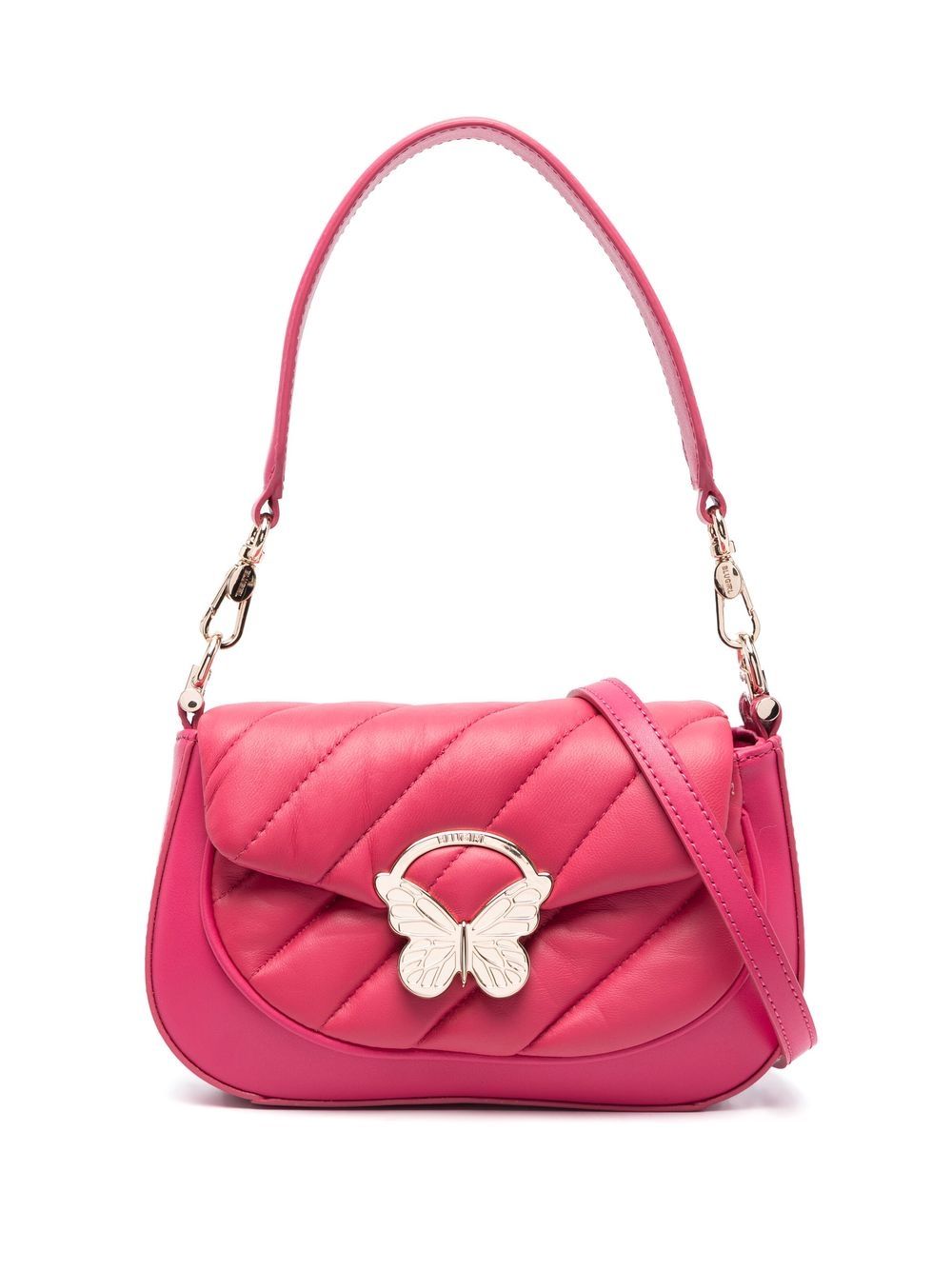 

Blugirl bolsa de hombro con placa de mariposa - Rosado