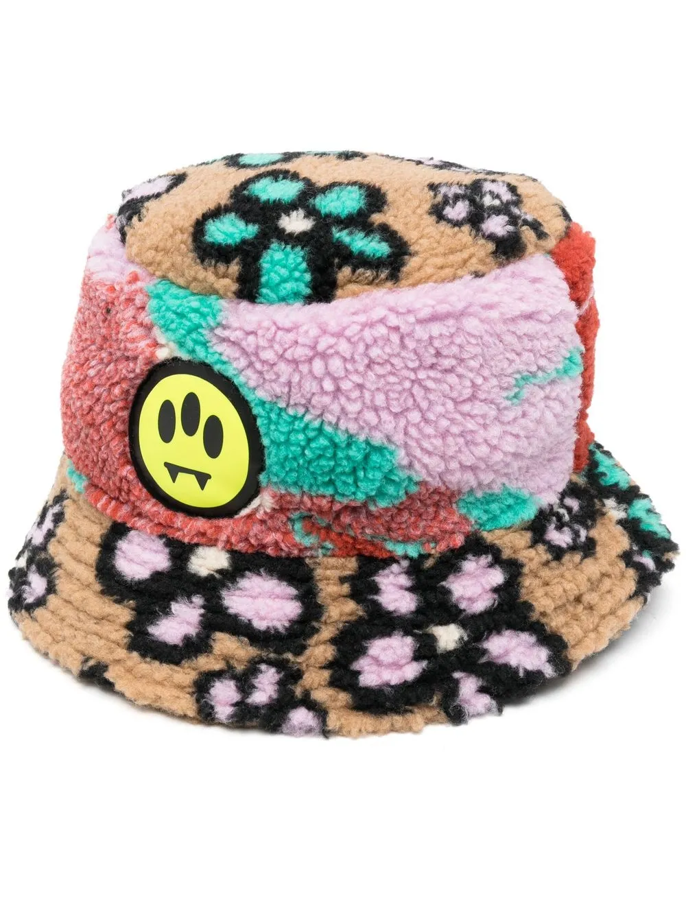 

BARROW graphic print bucket hat - Marrón