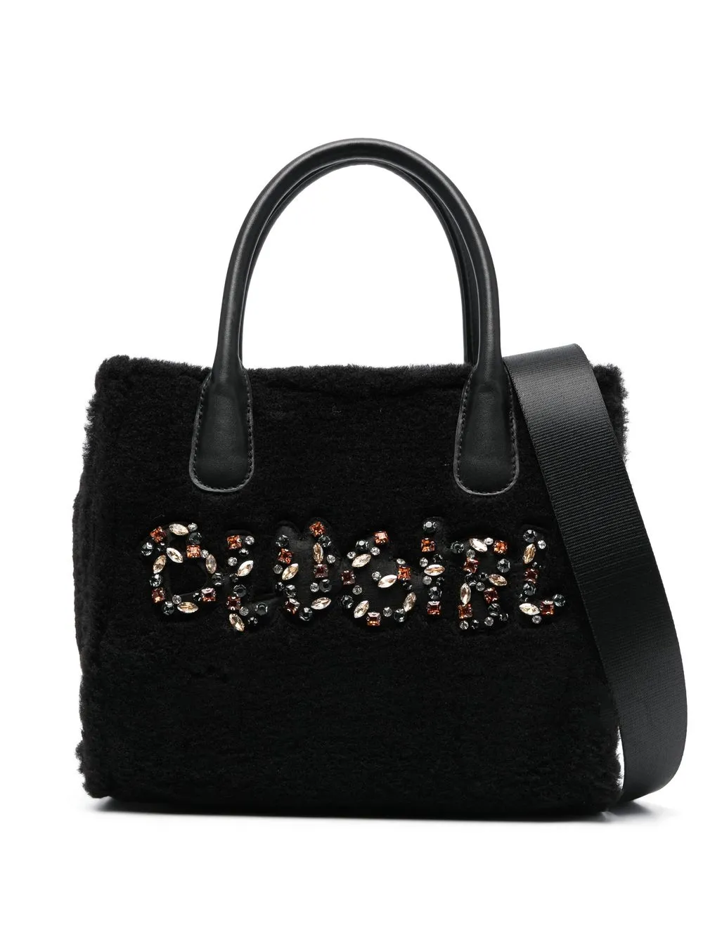 

Blugirl tote con logo y detalle - Negro