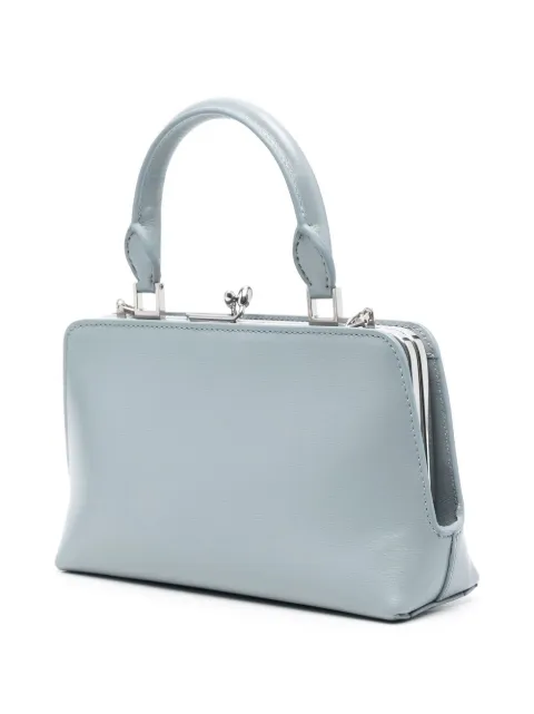Jil Sander Goji logo-plaque leather tote bag