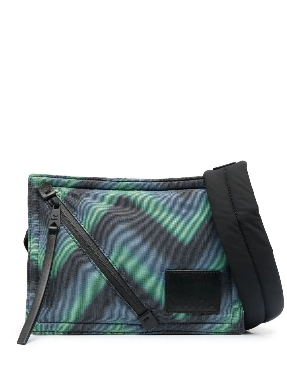 

Paul Smith zigzag-print shoulder bag - Black