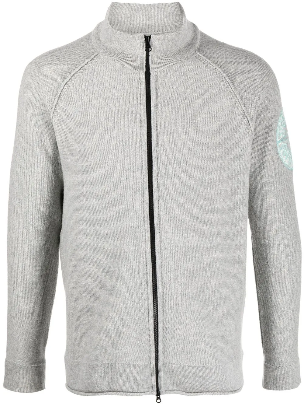

Stone Island cárdigan con motivo de brújula - Gris