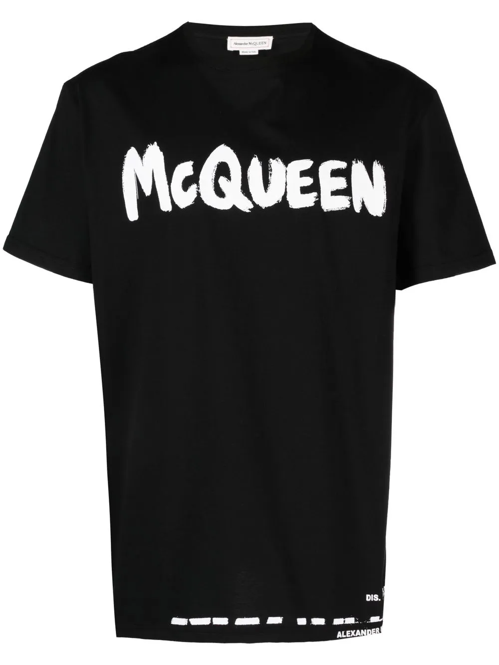 

Alexander McQueen graffiti logo-print T-shirt - Black
