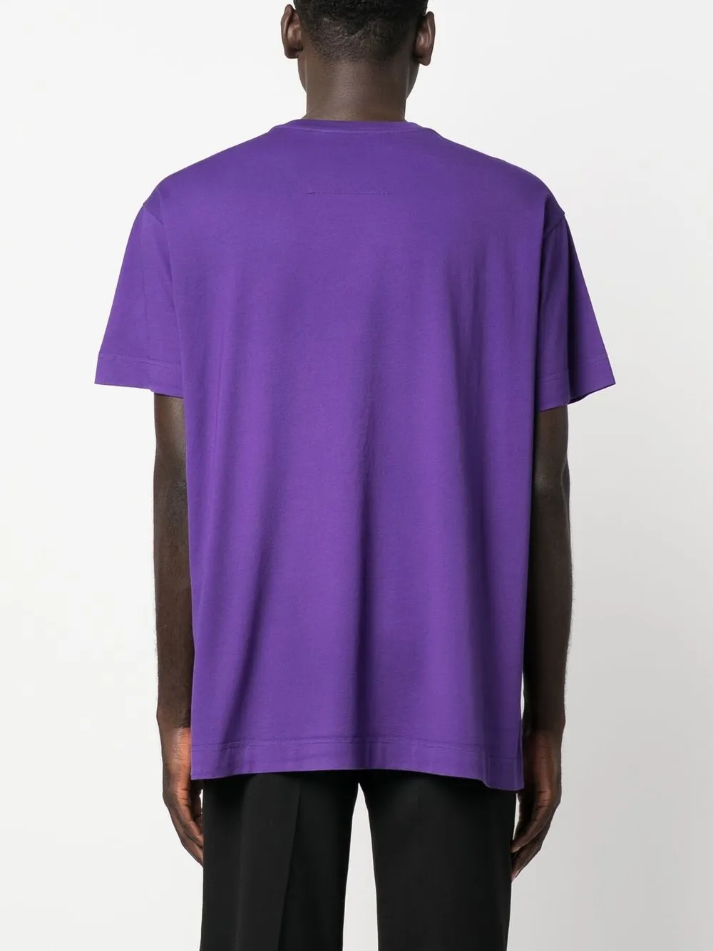 Givenchy T-shirt met geborduurd logo Paars