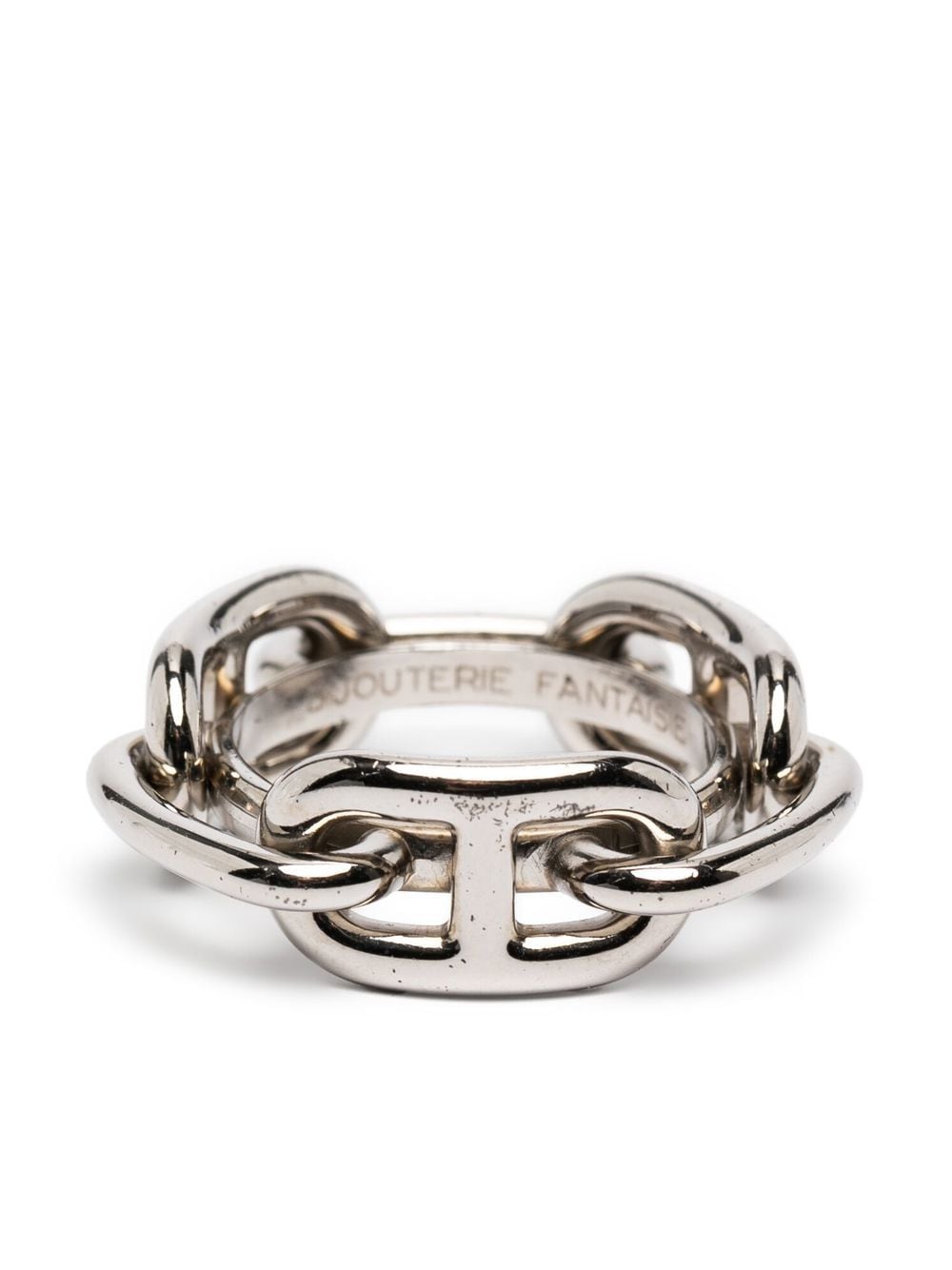 Hermès Chaine d'Ancre 90 Scarf Ring Palladium