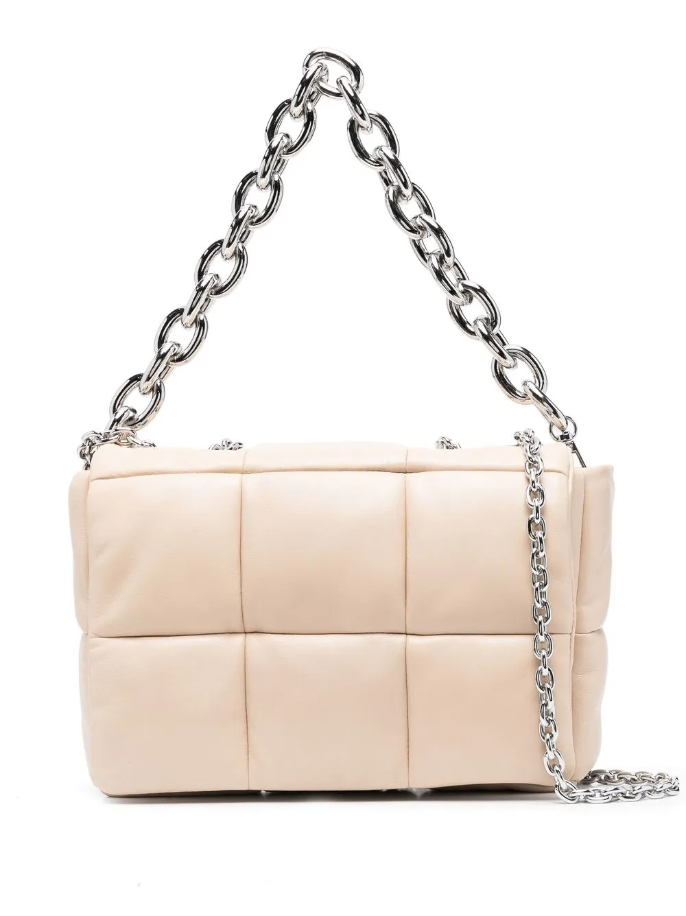 

STAND STUDIO Holly quilted leather shoulder bag - Neutro