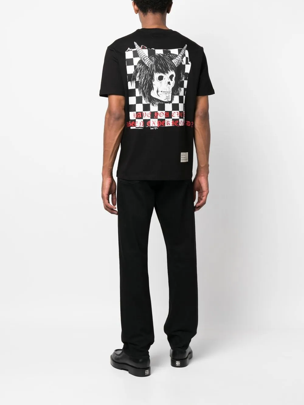 AMIRI x Wes Lang T-shirt met doodskop - Zwart