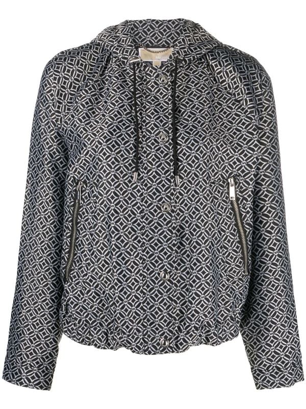 Michael kors hot sale houndstooth jacket