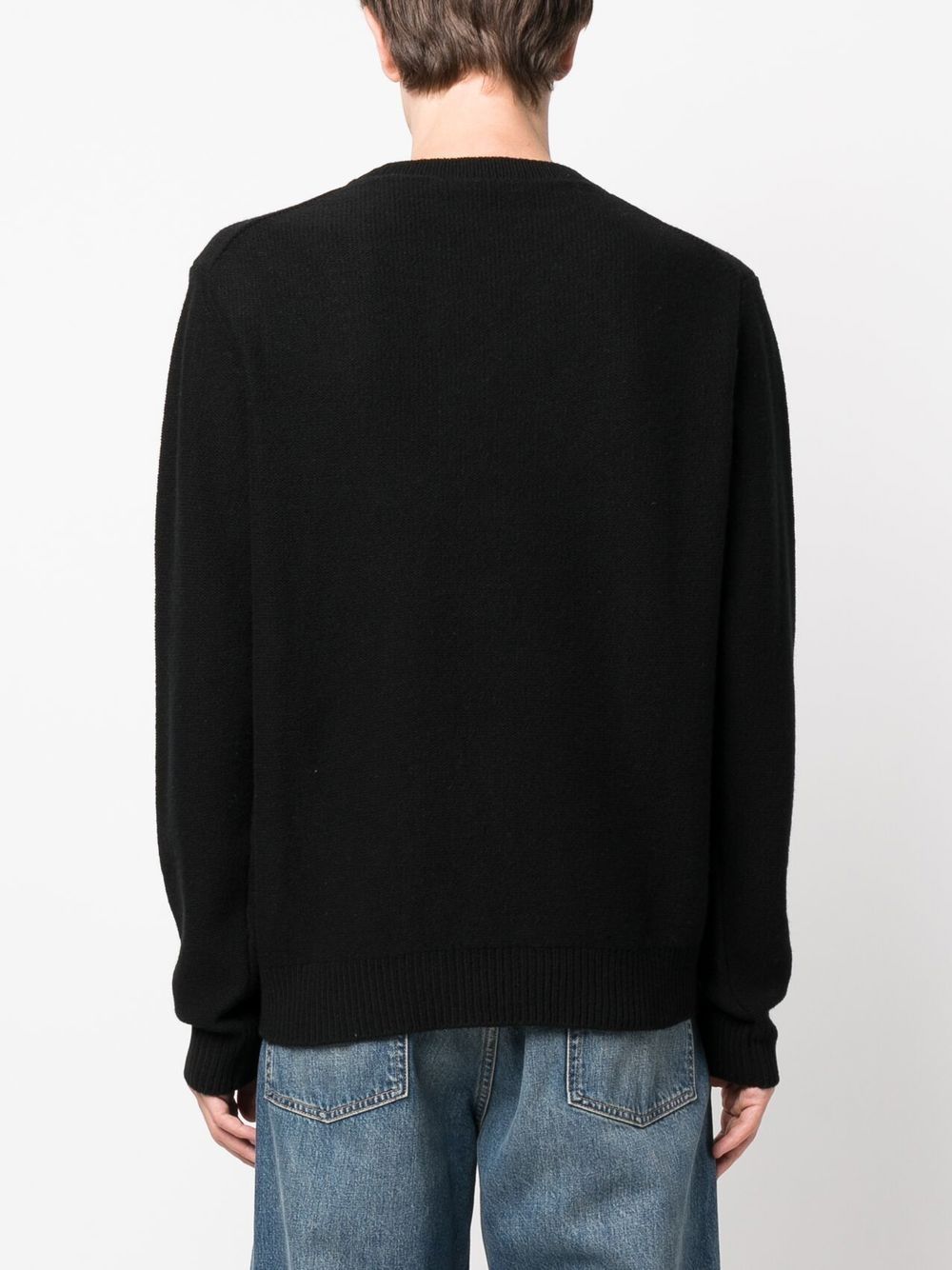 Maison Kitsune Fox Head jacquard jumper Men